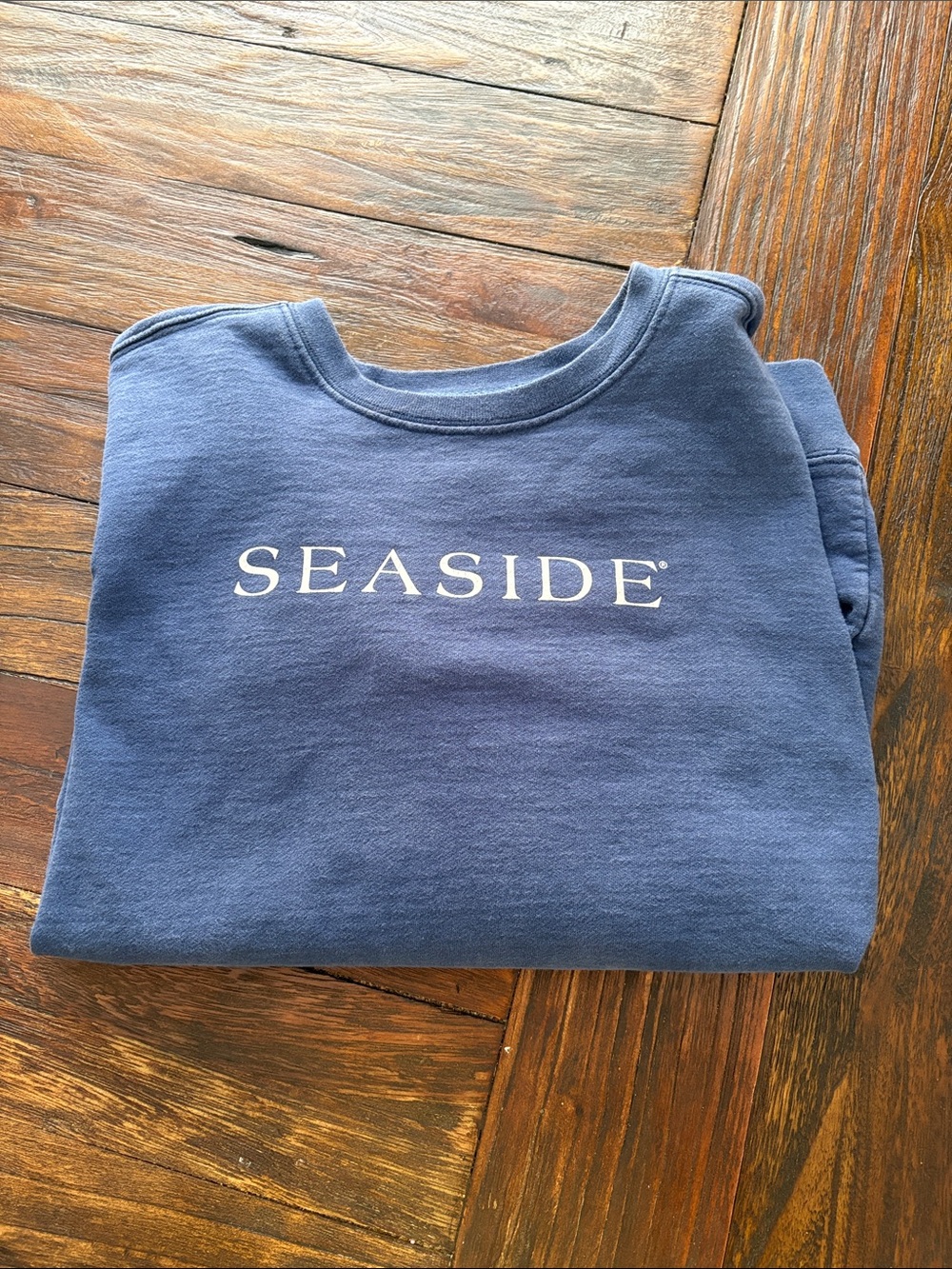 The SEASIDE Style Navy Crewneck Sweatshirt for Women